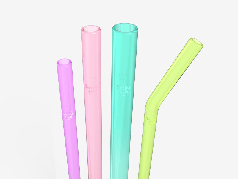 Smily Mia clear plastic straw replacement factory for alcohol