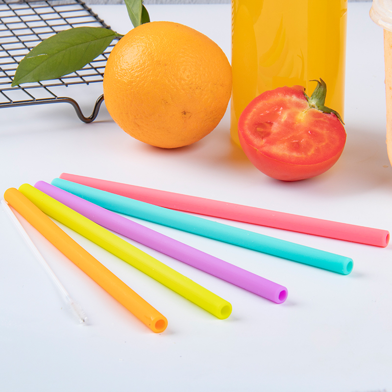 Smily Mia Reusable Liquid Drinking Straw(solid color)