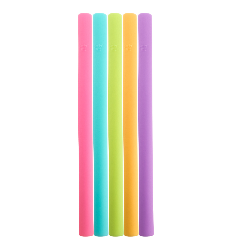 Silicone Milk Tea Straw Solid Color | SMILY MIA